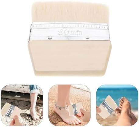Cabilock Beach Sand Cleaner Brush Soft Bristle Sand Remover Brush for Feet Portable Scrub for Beach Volleyball Vacation and Daily Cleaning 1 X - Image 7