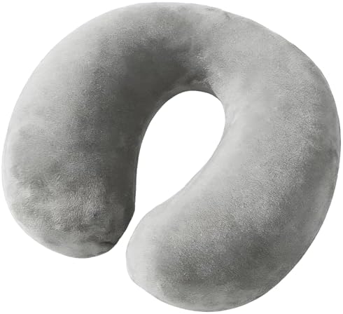 Inflatable Travel Pillow,Blow up Airplane Travel Neck Pillow Compact Small U Shape Headrest Support Cushion for Airplane Train Car Office Travel Essential Flight Pillows for a Long Hauls Sleeping Rest