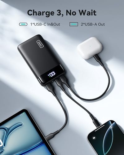 INIU Power Bank, 20000mAh Fast Charging Portable Charger, 22.5W Powerbank with USB Type C Input & Output, Battery Pack PD3.0 QC4.0 for iPhone 17 16 15 14 13 Pro Max Mini Plus Samsung S24 S23 iPad etc - Image 4