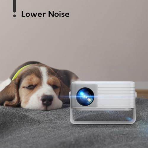 Mini Projector, AKIYO O1 2026 Upgraded 15000Lumen Projector, 360° Rotating, Auto Keystone, 50% Zoom, Portable Projectors 1080P Full HD Supported, Compatible with iOS/Android/TV Stick/HDMI/USB/Switch - Image 4