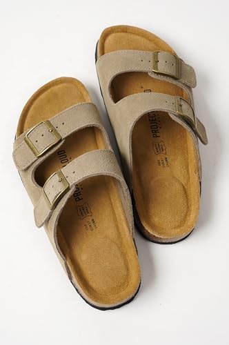 Project Cloud 100% Genuine Leather Flat Sandals Women Comfortable Beach Essentials Womens Sandals Memory Foam Vacation Essentials Comfy Women's Sandals Slides for Women Footwear - Image 8
