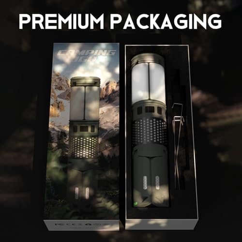 Telescopic Folding Camping Lantern with 12000mAh Battery, IPX5 Waterproof LED Light, Magnetic Base, Rechargeable Flashlight for Outdoor Adventure, Hiking, Emergency and Camping - Image 8