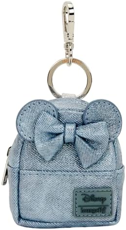 Loungefly Minnie Mouse Glitter Mystery Mini Backpack Keychain Charm - Image 4