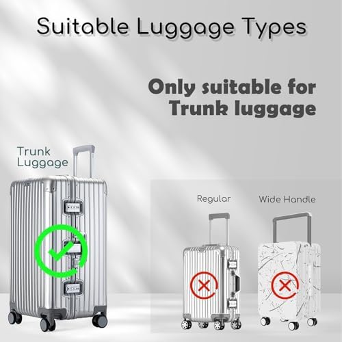 32 Inch Trunk Luggage Cover, Transparent PVC Suitacse Cover, Travel Waterproof Clear Luggage Protector Suitcase Cover - Image 3