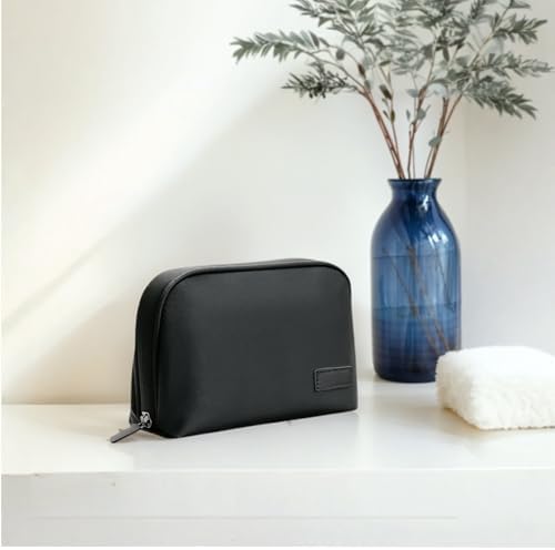 Waterproof Cable Organiser Bag, Travel Electronics Accessories Organizer, Compact Multi-Pocket Design, Durable Travel Organiser Pouch for Tech Accessories (Black) - Image 6