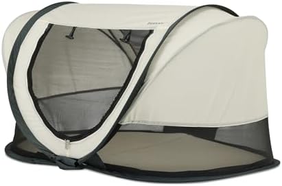 Deryan Scott Baby Umbrella Bed - from Birth to 3 Years - Pop-Up Tent for Baby Set Up in 2 Seconds - Mosquito Net & Travel Bag Included - 120x75x50cm (Cream) - Image 4