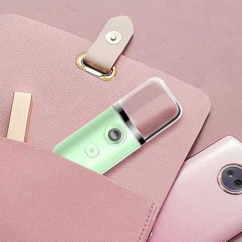 Nano Mister | Hydrating Portable Facial Mist Sprayer, USB Rechargeable, Green - Image 2