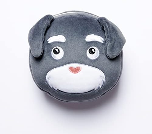 Puckator Relaxeazzz Dog Squad Round Plush Travel Pillow & Eye Mask - Sleep Eye Mask Masks - Kids Travel Accessories For Sleeping Airplane - Flight Plane Neck Pillow Pillows - Image 9