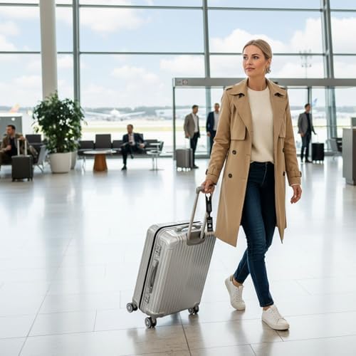 Clear Suitcase Cover 30 inch, Waterproof PVC 30 inch Large Suitcase Covers Protectors Luggage Cover, Transparent Luggage Protector with Tag, Anti-Scratch Protector for Wheeled Suitcases - Image 6
