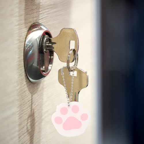 4Pcs Cat Claw Key Covers Cute Silicone Key Caps for House Keys Protector Accessories Identifiers Caps for Keychain Backpack Handbag Women Girls - Image 4