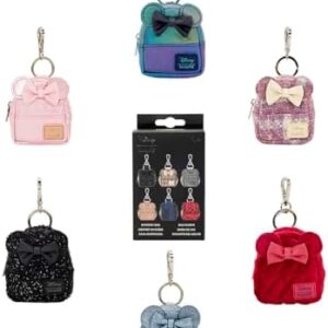 Loungefly Minnie Mouse Glitter Mystery Mini Backpack Keychain Charm