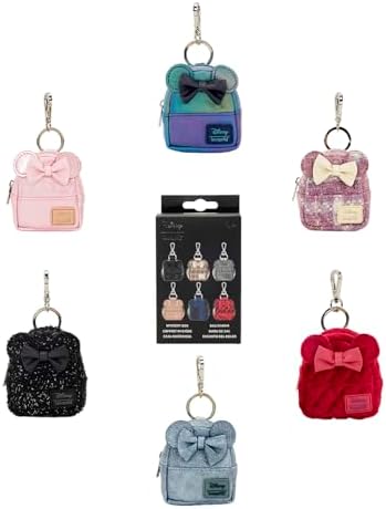 Loungefly Minnie Mouse Glitter Mystery Mini Backpack Keychain Charm