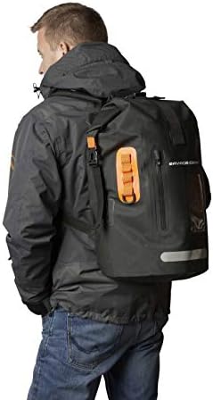 Savage Gear WP Rollup Rucksack – Waterproof Fishing Backpack with Roll-up-and-Click Closure, Adjustable Straps for Bank Anglers, Hiking, Camping, Outdoor Adventures, Waterproof Gear Storage 40L - Image 4