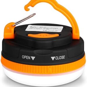 flintronic Camping Lights, Camping Light LED Tent Light Portable Outdoor Tent SOS Light 5 Modes with Hook, IP43 Waterproof for Hiking Fishing Emergency Home Power (Not Include Batteries)