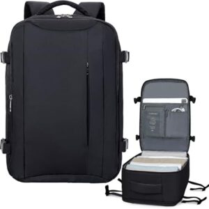Lossga for Ryanair Cabin Bags 40x30x20,Travel Backpack 40x30x20 Cabin Bag Underseat Carry on Travel Bag 24L Hand Luggage Bag with Hidden Anti-Theft Bag Airline Approved for Women and Men