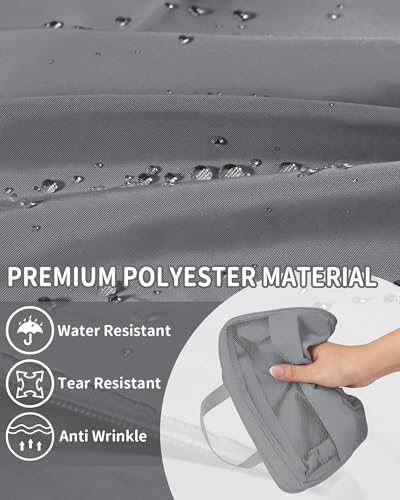 Compression Packing Cubes 11 Set, Suitcase Organizers, Luggage Organizer Bags for Travel, Expandable Packing Cubes for Travel Compression, Travel Essentials Gray - Image 5
