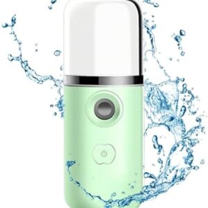Nano Mister | Hydrating Portable Facial Mist Sprayer, USB Rechargeable, Green