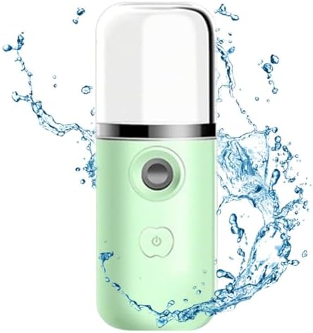 Nano Mister | Hydrating Portable Facial Mist Sprayer, USB Rechargeable, Green