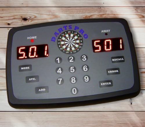 Thomas & Anca Club Supplies Ltd Darts Pro Electronic Dart Scorer Electronic Scoreboard For Dart Lovers Dart Players Man Cave Gift Bar Pub Game Xmas Present Gift for Him - Image 4