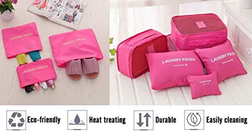Vicloon Multifunction Packing Cubes - 8 PCS Organizer Packing Bags for Suitcase, Travel Essentials with Shoe Bag, Storage Accessories - Image 6