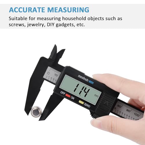 Digital Vernier Caliper, Adoric 0-6" Calipers Measuring Tool - Electronic Micrometer Caliper with Large LCD Screen, Auto-off Feature, Inch and Millimeter - Image 6
