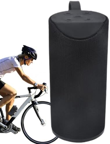 Generisch Speaker, travel speaker with robust carry handle for on the go, technology gadgets with stereo sound for car, outdoor, shower, garden, camping, bathroom, picnic, party
