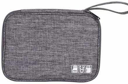 Travel Cable Storage Case with Versatile Organization for Travel Electronics 24 X 17 X 13cm (Gray) - Image 5