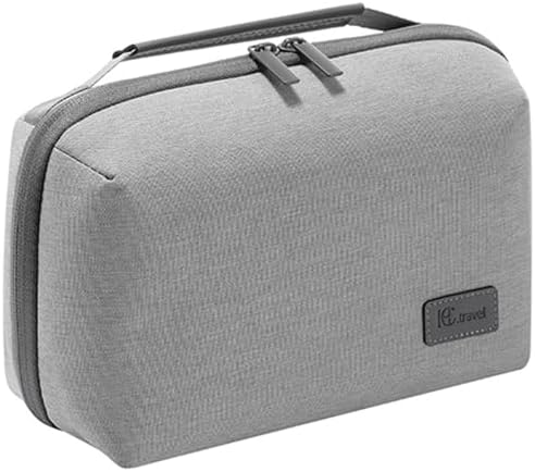 Kaxich Travel Electronics Organizer, Electronics Accessories Bag Portable Cable Organizer Case Waterproof Universal for Adapters Memory Cards, USB Cables (Gray)