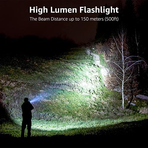 LE LED Torch Battery Powered, LE1000 Super Bright Hand Flashlight, Adjustable Focus, Water Resistant, Lightweight Small Torch for Power Cut, Camping, Dog Walking, Gift for Kids Men Dad Him Elderly - Image 2