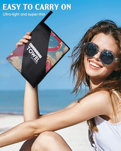 YISUMEI Summer Flamingos Beach Towels for Adults Extra Large 180 x 90 cm, Microfibre Lightweight Quick Dry Towel for Swimming Pool Cruise Travel Sports Camping - Image 6