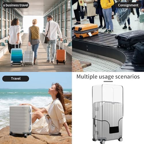 30-Inch Transparent Luggage Cover – Waterproof PVC Protector for Suitcases, Durable & Clear Travel Case Cover for Checked Bags, Perfect for Business & Vacation - Image 7