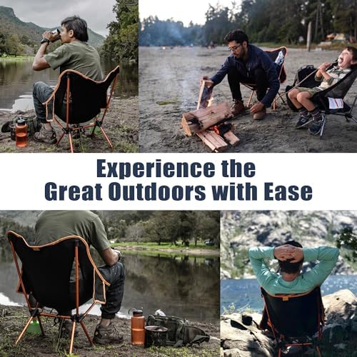 TREKOLOGY YIZI GO Camping Chair for Adult – Compact, Foldable, Lightweight 0.9 kg, 136 kg Capacity, Durable Aluminum, Quick Setup, Ideal for Backpacking, Beach, and Outdoor Adventures (Black) - Image 9