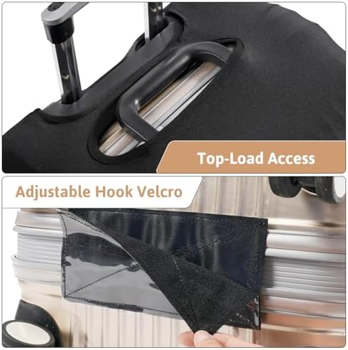 OrgaWise Clear TPU Luggage Cover, for Suitcase TSA Approved Transparent Suitcase Cover Protector Fit 18-32 Inch Luggage - Image 6