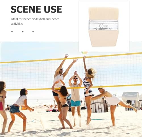 Cabilock Beach Sand Cleaner Brush Soft Bristle Sand Remover Brush for Feet Portable Scrub for Beach Volleyball Vacation and Daily Cleaning 1 X - Image 4