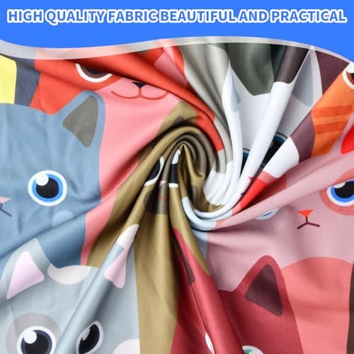 Luggage Cover, Stretchable Suitcase Protector, Anti Scratch Travel Suitcase Cover, Polyester, Elastic, Luggage Protector, Suitcase Protective (Cat, S) - Image 4