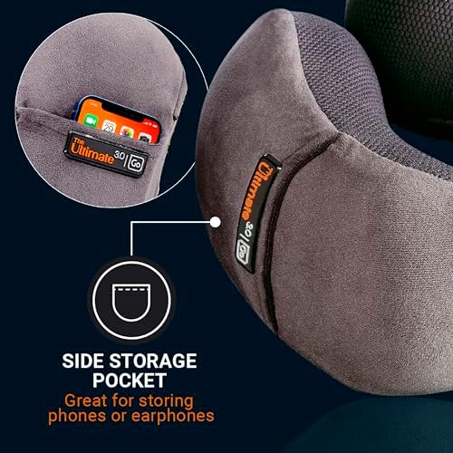 Go Travel Ultimate 3.0 Luxury Neck Pillow - Soft Memory Foam Support | Cushioned head & neck support for flights, coaches, cars and train journeys - Super Supportive & Ergonomic. Ref 489.101. - Image 6
