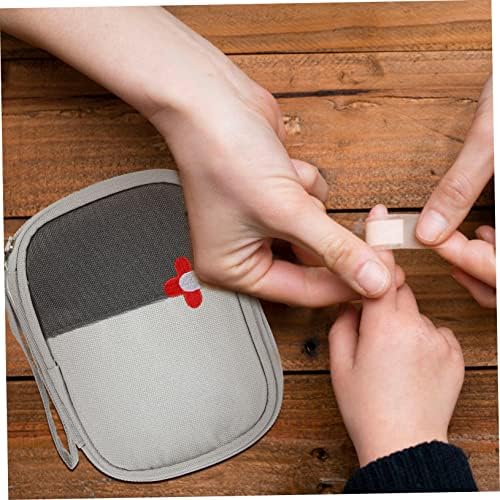 MAGICLULU 2pcs Household First Aid Pouch Nursing Bag Light Medicine Bag for Camping Zipper Oxford Cloth for Travel Essentials and Emergency Storage - Image 3