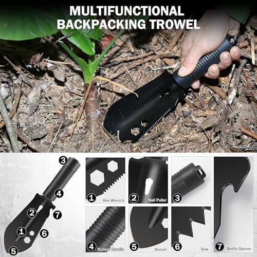 Survival Kit, Survival Gear and Equipment 258 PCS with Water Filter, Emergency Tent, LED Lantern, First Aid Kit Supplies, 25L Backpack for Family, Outdoor Camping, Hiking Gifts for Men Christmas - Image 5