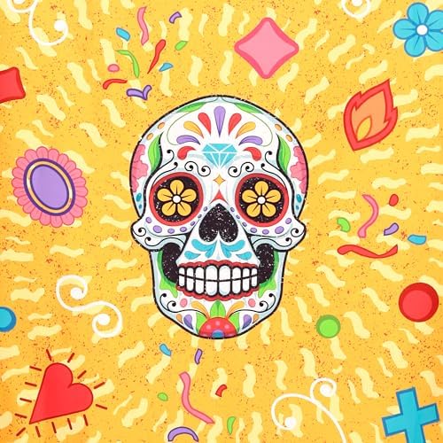 Puckator Day of the Dead Microfibre Beach Towel - Large Quick Drying Lightweight Thin Funny Mens Girls Beach Pool Holiday Towel Towels For Adults Womens - Vacation Accessories Essentials Family - Image 3
