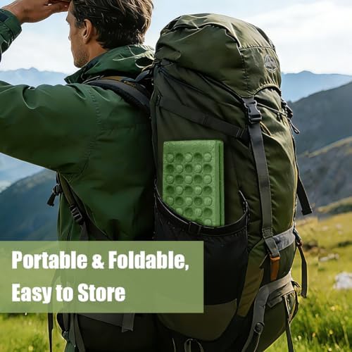 HOTUT Folding Sit Mat, Insulated Folding Foam Sit Mat, Ultralight XPE Foam Cushion, Waterproof, Durable and Lightweight Hiking Seat Pad, Essential Camping Accessories for Outdoor Travel Adventure - Image 4