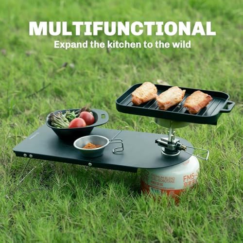 Firemaple Petrel Ultralight Folding Table, 191g Portable Compact Aluminium Alloy Camp Stove Table for Solo Outings, Backpacking and Wild Camping - Image 4