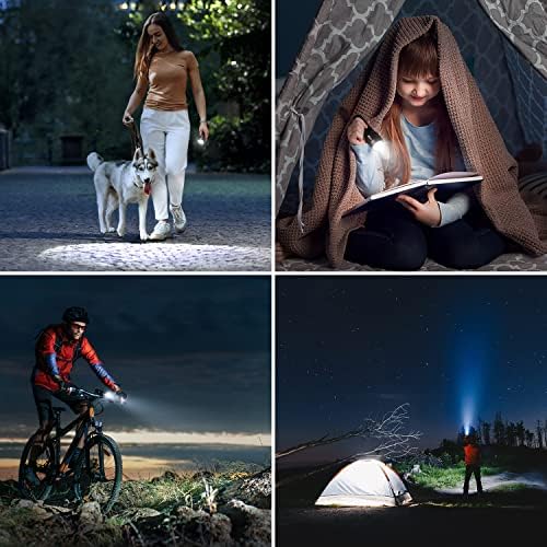 LE LED Torch Battery Powered, LE1000 Super Bright Hand Flashlight, Adjustable Focus, Water Resistant, Lightweight Small Torch for Power Cut, Camping, Dog Walking, Gift for Kids Men Dad Him Elderly - Image 4