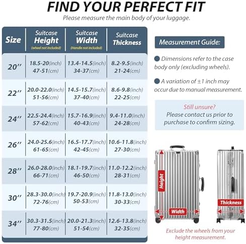 Transparent PVC Suitcase Cover, No Disassembly Required Clear Luggage Protector Suitcase Cover, Waterproof Travel Wrap Luggage Cover Protectors, Luggage Bag for Hard Cover Suitcase - Image 7