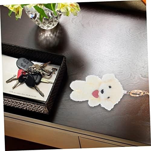 SUPVOX Puppy Keychain Set of 2 Plush Dog Keyrings Soft Toy Keyring Backpack Charms for Girls Fluffy Keychain for Bags Keys and Gifts for Dog Lovers - Image 5
