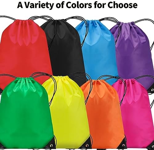 Drawstring Bags, Swim Bag PE bags for kids Waterproof Swimming Sports Back Pack Drawstring Gym Bag Suitable for School Beach Travel - Image 6