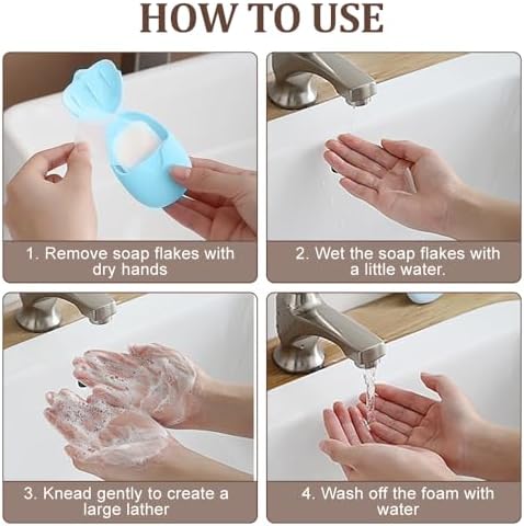 2 Boxes (100 Pcs) Travel Soap Sheets Portable Soap Flakes Box Backpacking Essentials Disposable Travel Wash Hand Foaming Soap On The Go Camping Accessories Hiking Cleaning Products - Image 6