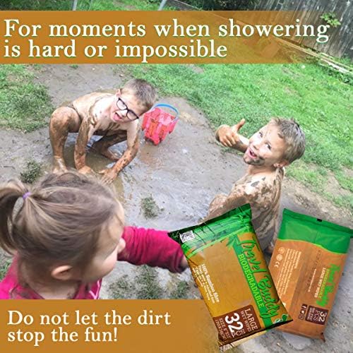 Ace Travel Buddy Large Body Wet Wipes - No Rinse Bath Or Shower Bamboo Wipe - Gym, Travel, Camping, Backpacking, Hiking, Pets, Festival Essentials/Accessories, 32 Wipes(8"X12"/20X30CM) - Image 7
