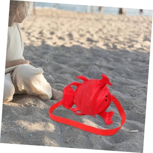 SHERCHPRY Boy Girl's Beach Mesh Bag Small Tote for Shell Collecting Beach Vacation Essentials for Boys and Girls Net Bag for Swimming Accessories - Image 6
