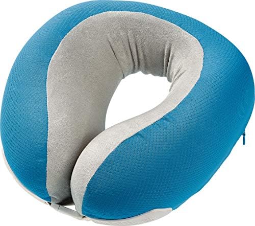 Go Travel Super Supportive & Ergonomic Memory Foam Dreamer Travel Neck Pillow (Light Blue) | Cushioned head & neck support for flights, coaches, cars and train journeys - Supportive & Ergonomic. Ref 481.101-LB.