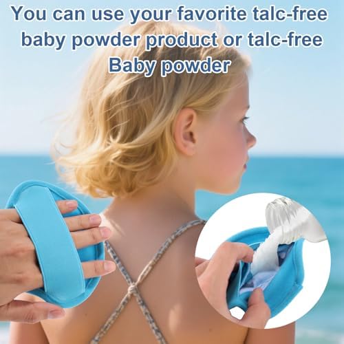 Lyreh 2pcs Sand Remover for Beach, Shell Shape Sand Removal Bag Sandscreen Pouch Must-Have Beach Essentials Accessories for Adults Travel Vacation Summer Sandbox Activities(Blue) - Image 5